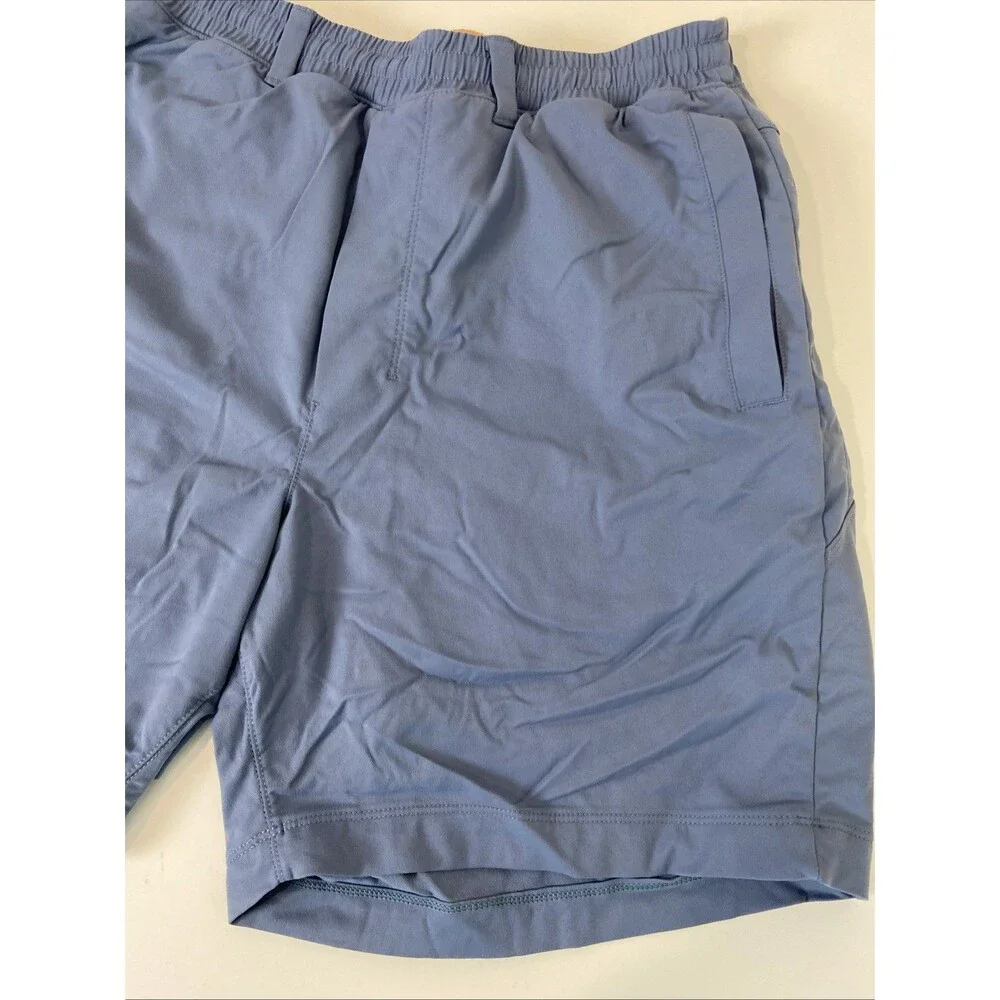 Birddogs Uncle Bucks Khaki Lined Blue Shorts Men’s XXL EUC 7